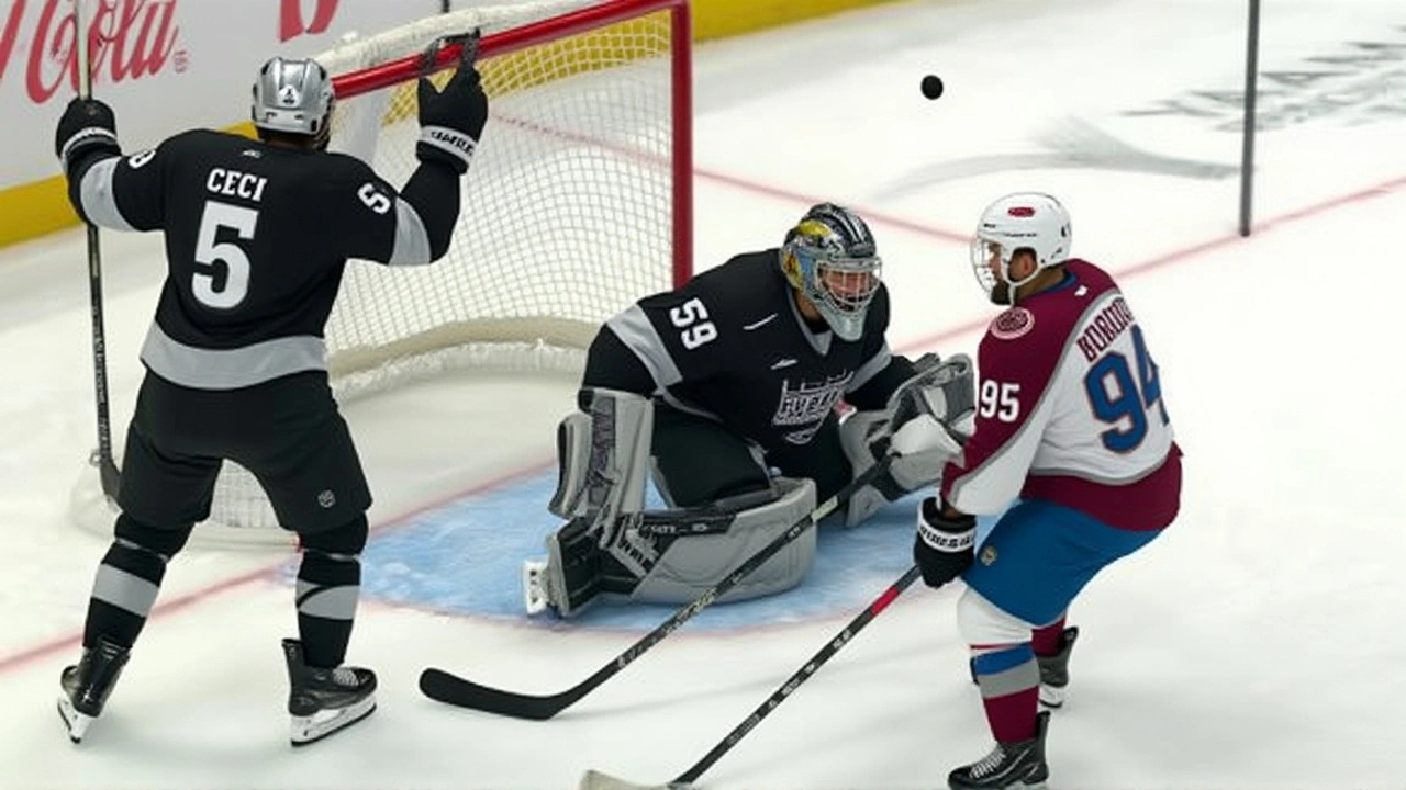Avalanche Rout Kings 4-1 in NHL Season Opener, MacKinnon Sets Franchise Record