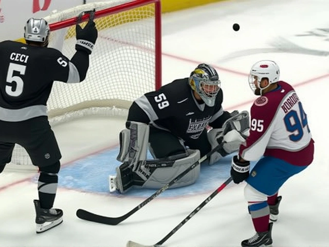 Avalanche Rout Kings 4-1 in NHL Season Opener, MacKinnon Sets Franchise Record